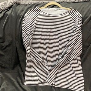 Black and white stripe t shirt